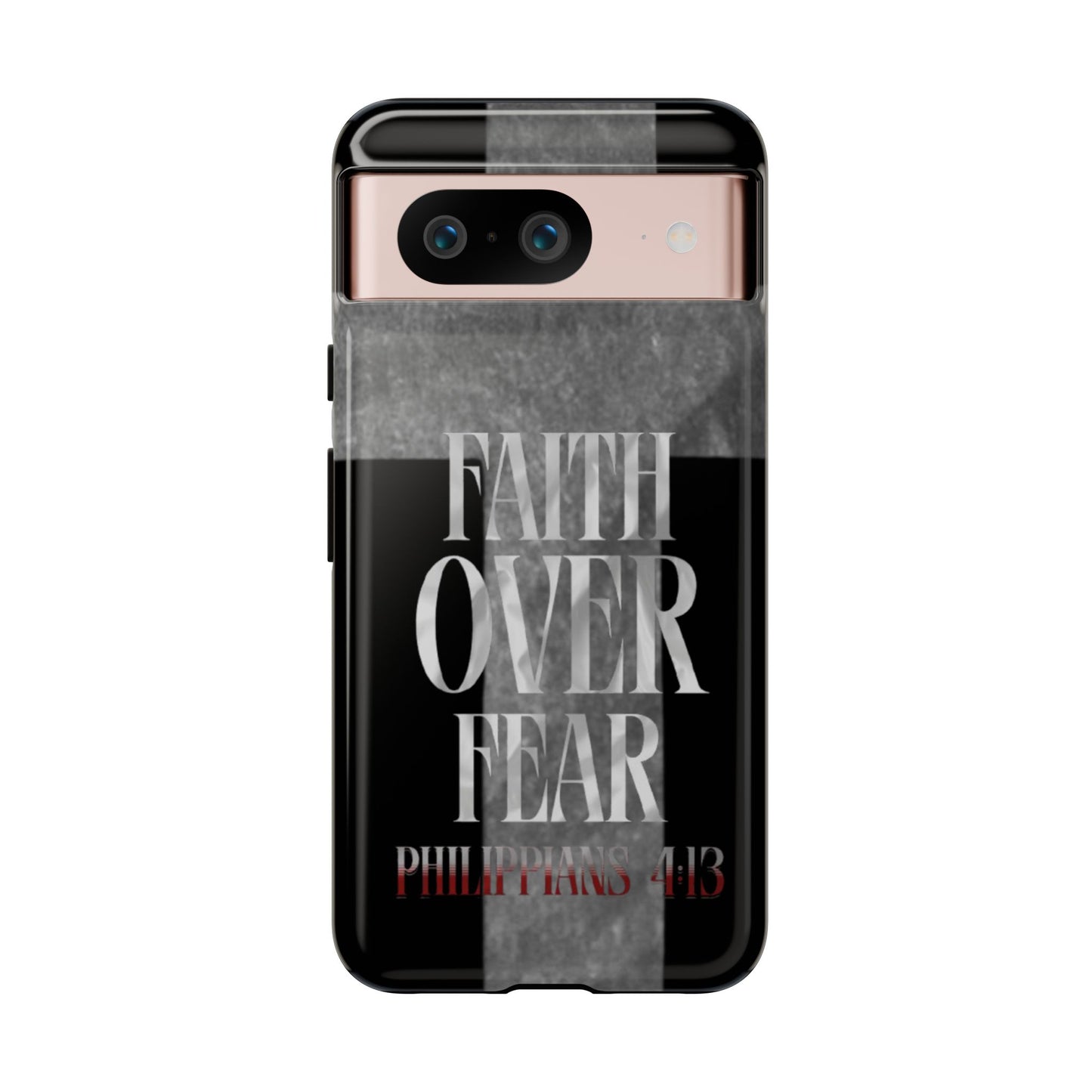 Phone Case - Faith Over Fear - Black