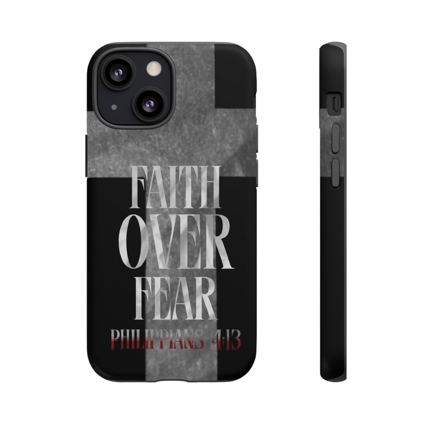 Phone Case - Faith Over Fear - Black