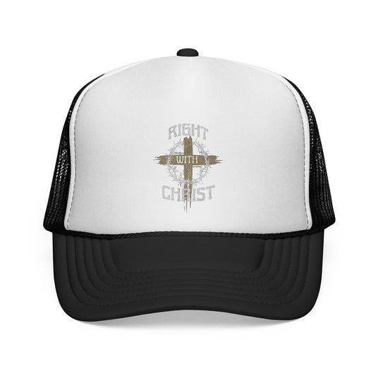 Right with Christ trucker cap