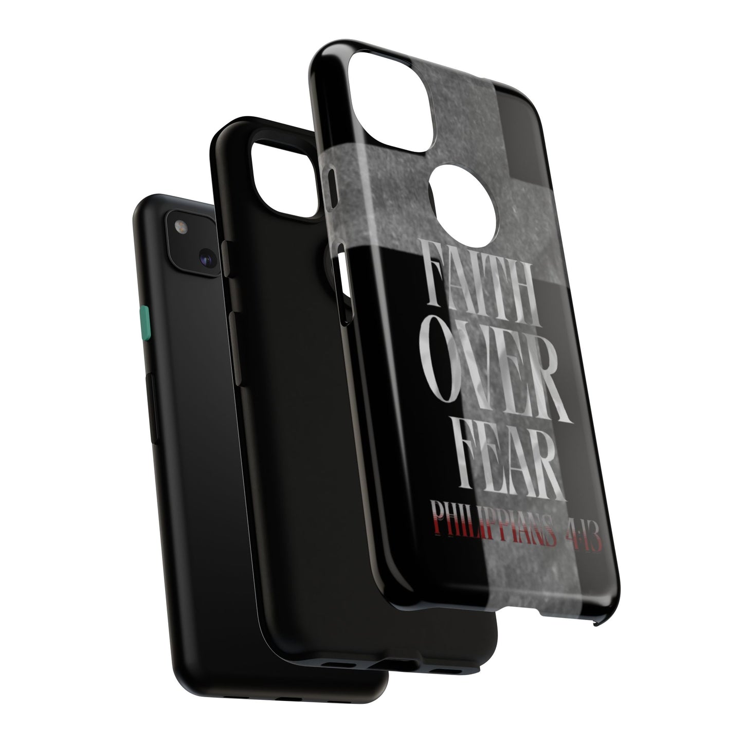 Phone Case - Faith Over Fear - Black