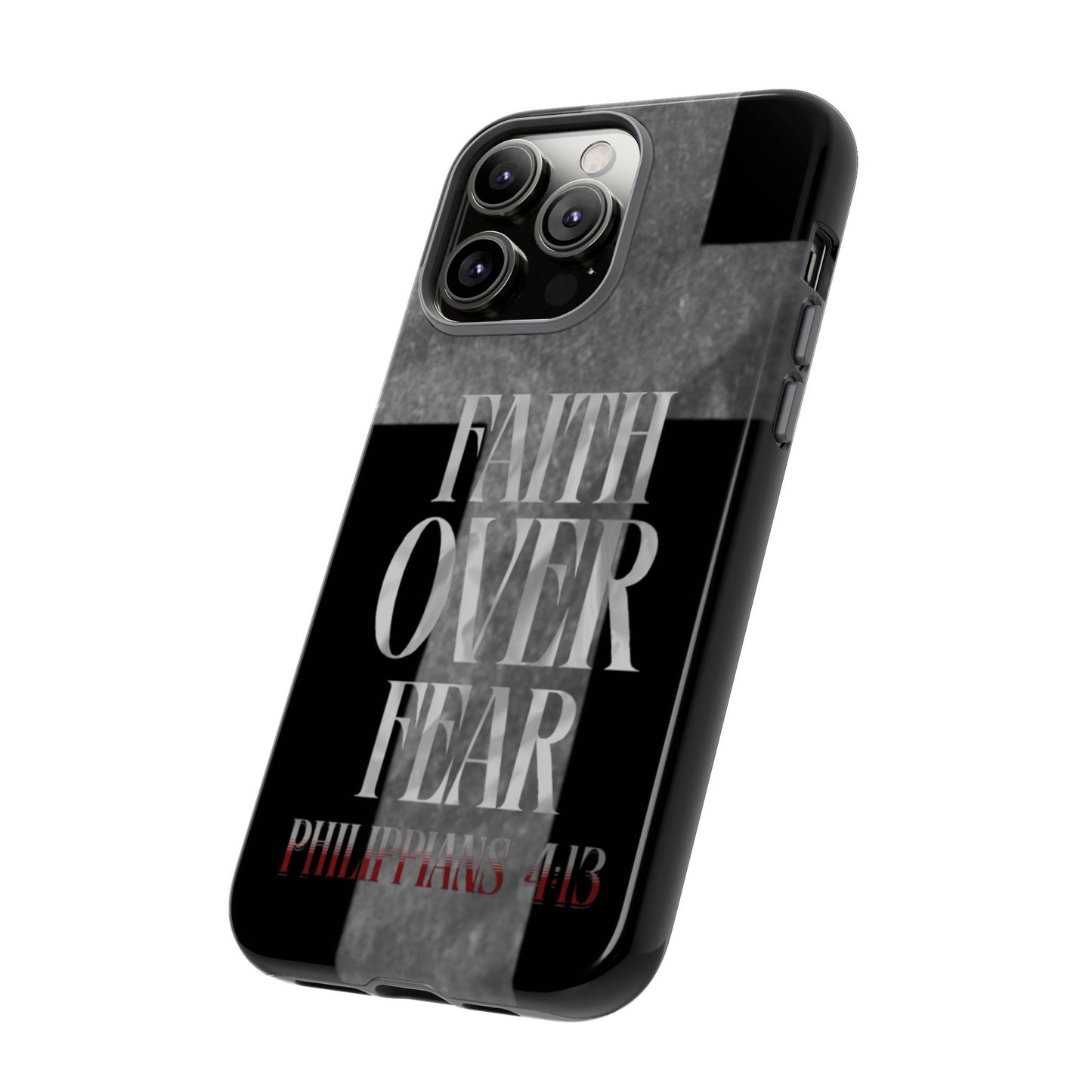 Phone Case - Faith Over Fear - Black
