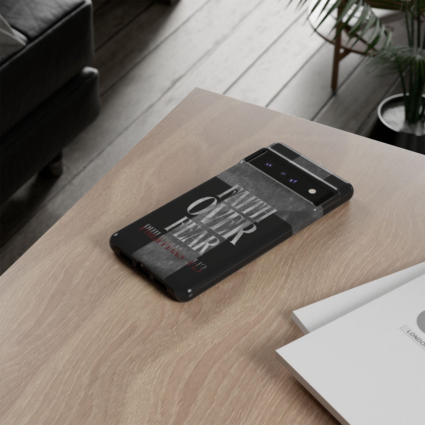 Phone Case - Faith Over Fear - Black