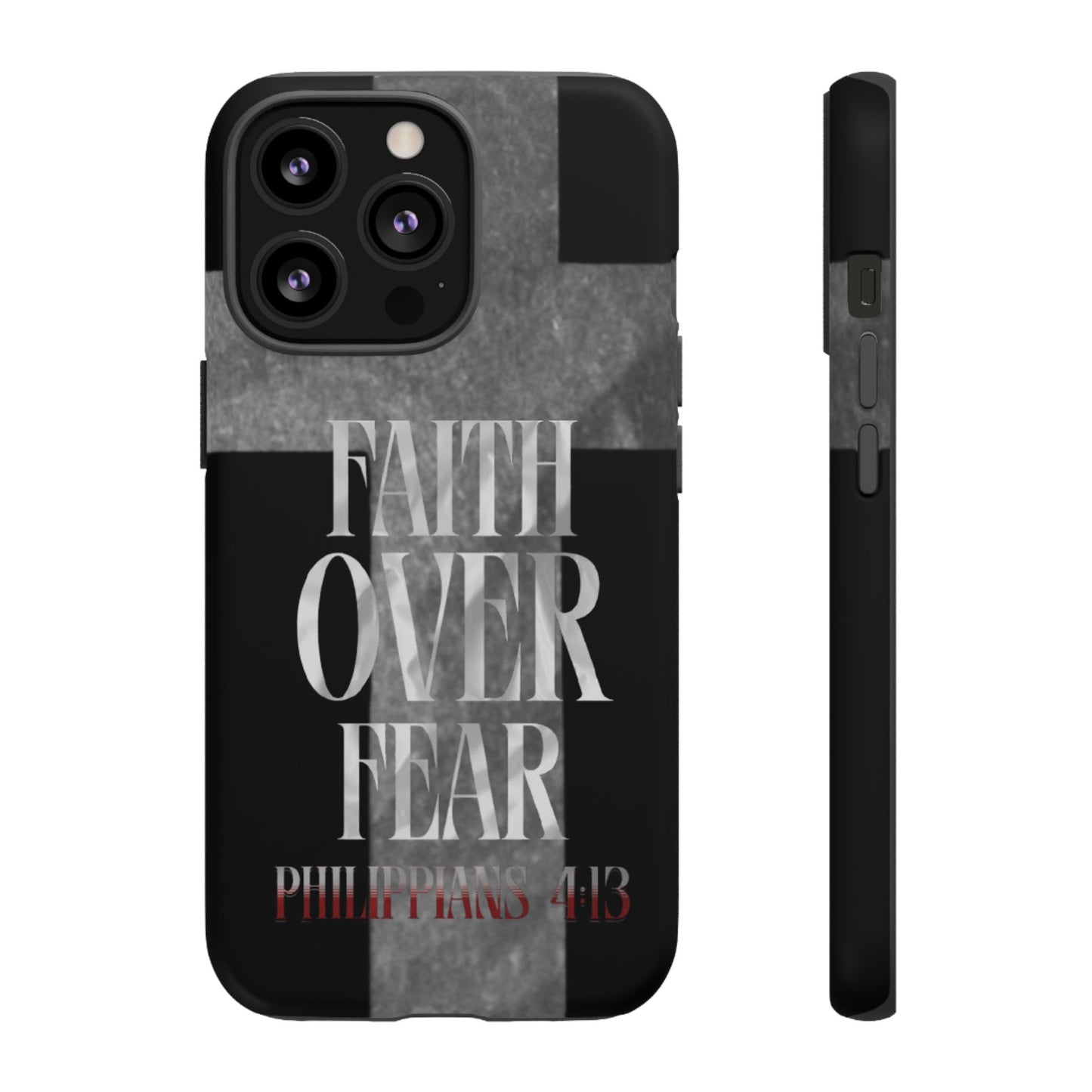 Phone Case - Faith Over Fear - Black