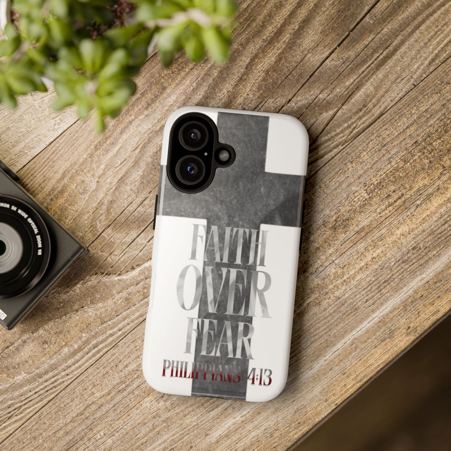 Phone Case - Faith Over Fear - White