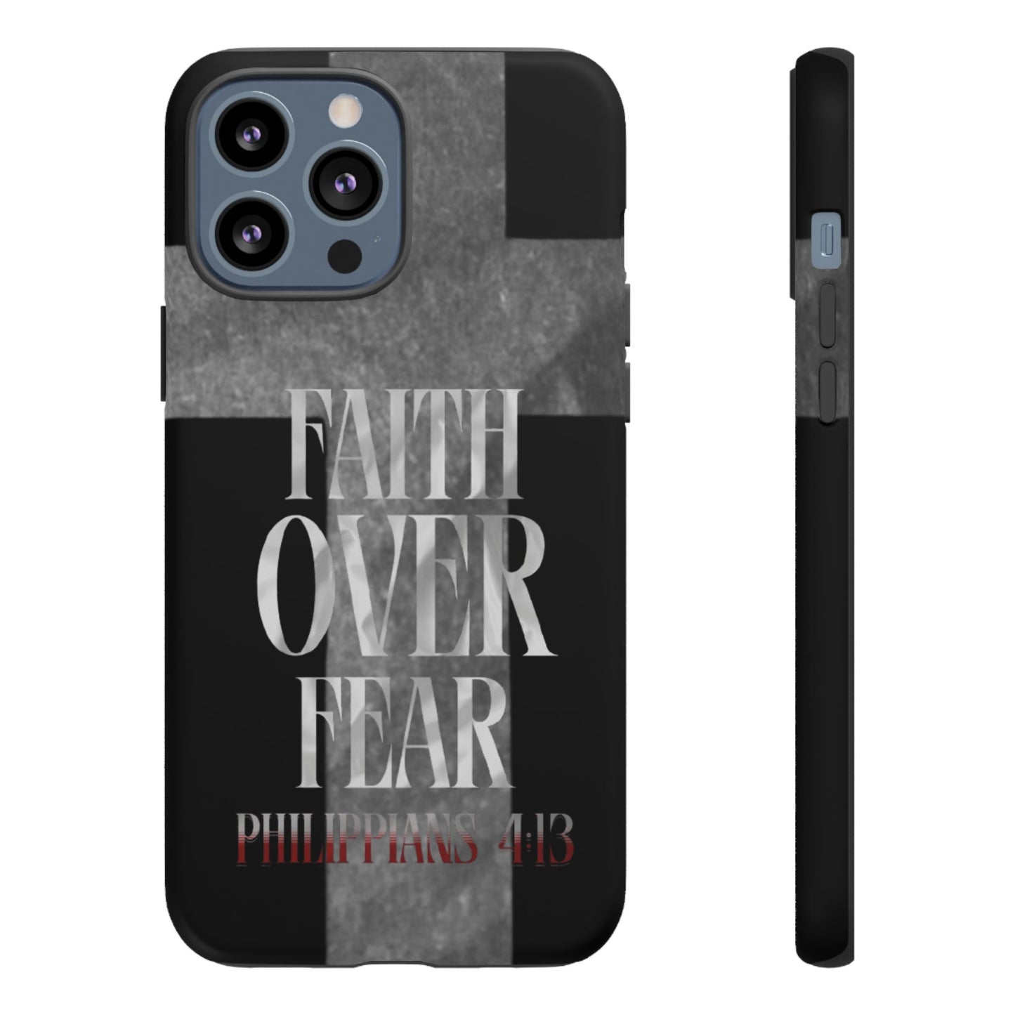 Phone Case - Faith Over Fear - Black