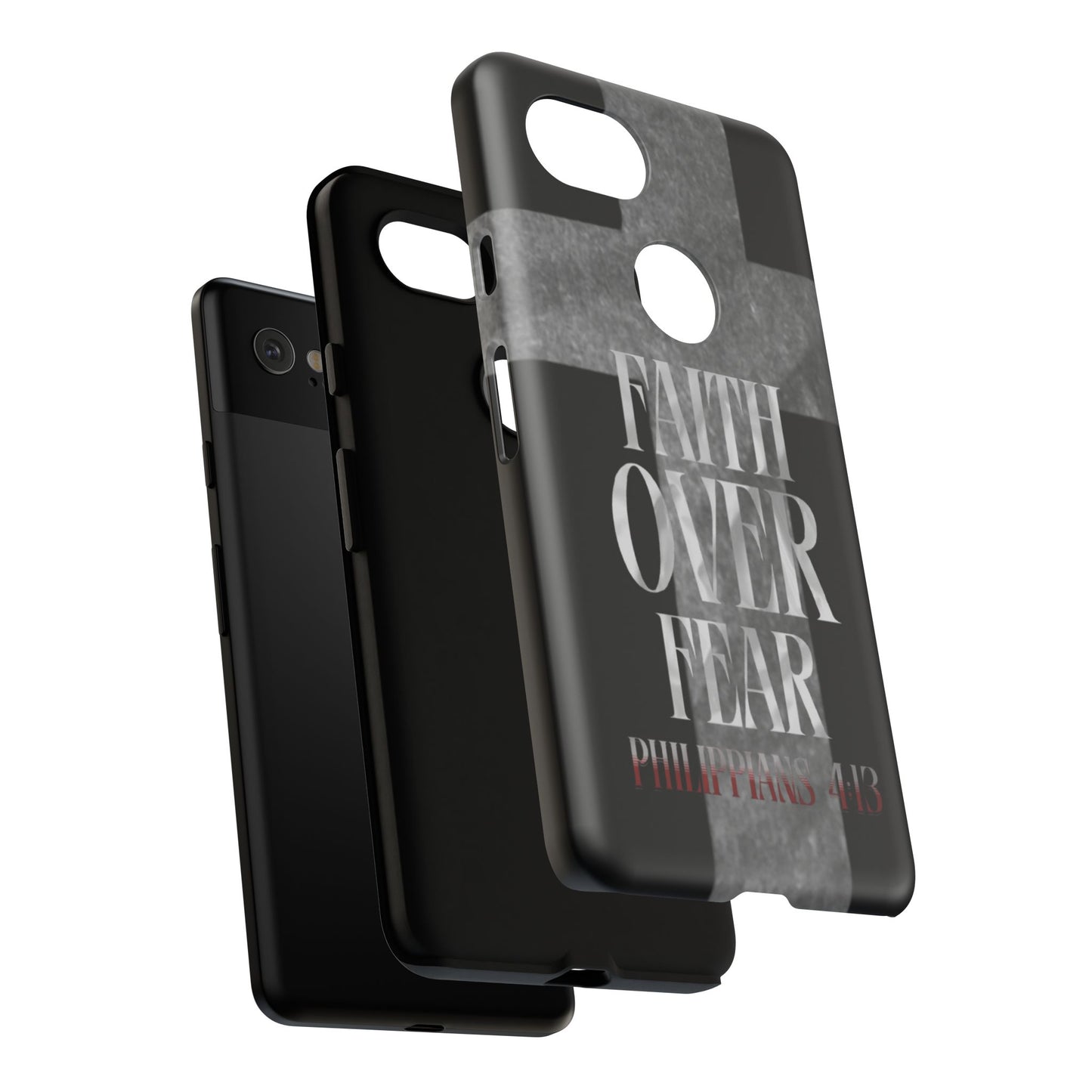Phone Case - Faith Over Fear - Black
