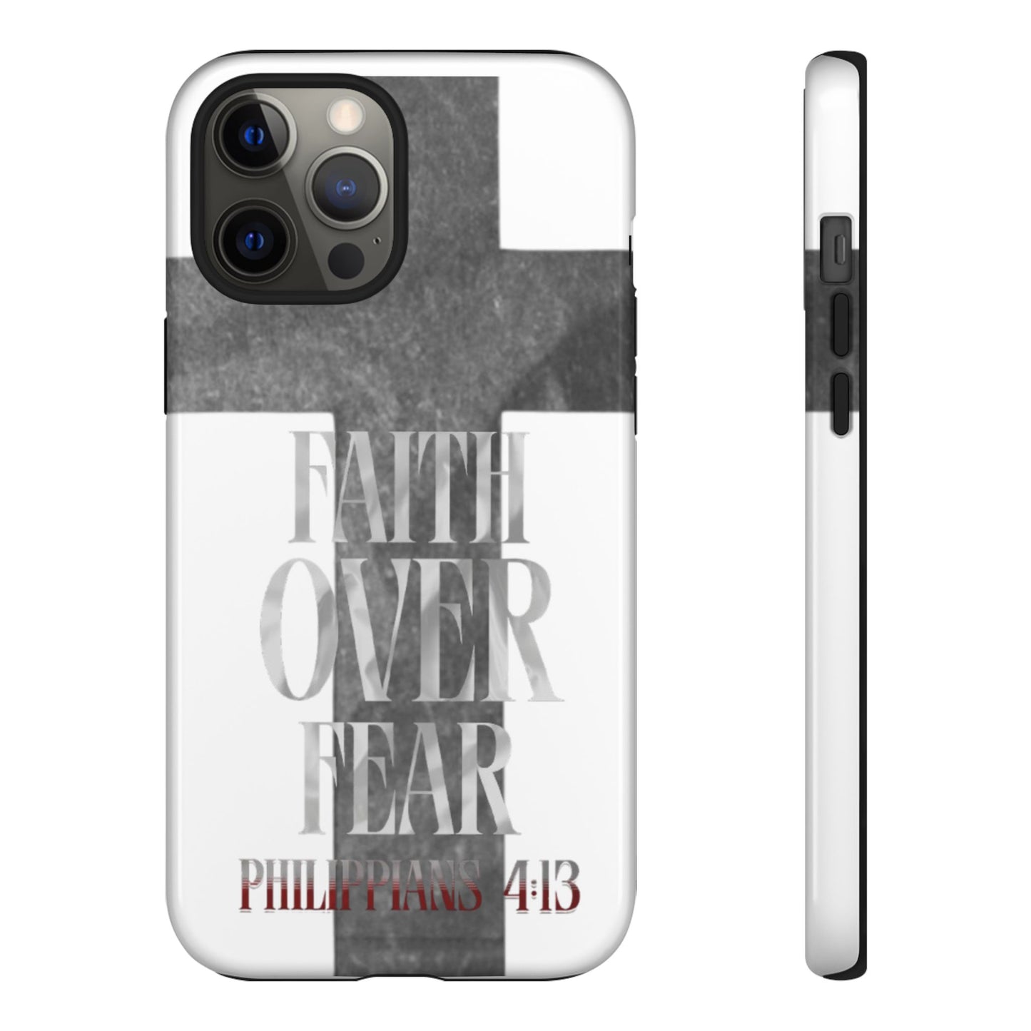 Phone Case - Faith Over Fear - White