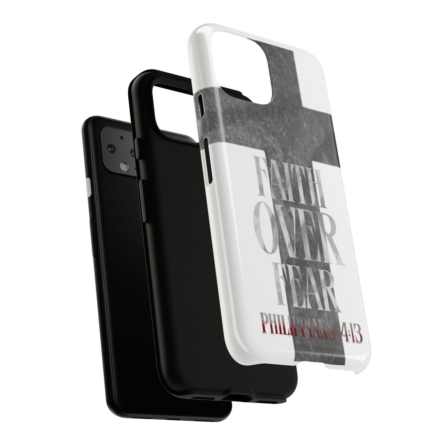 Phone Case - Faith Over Fear - White