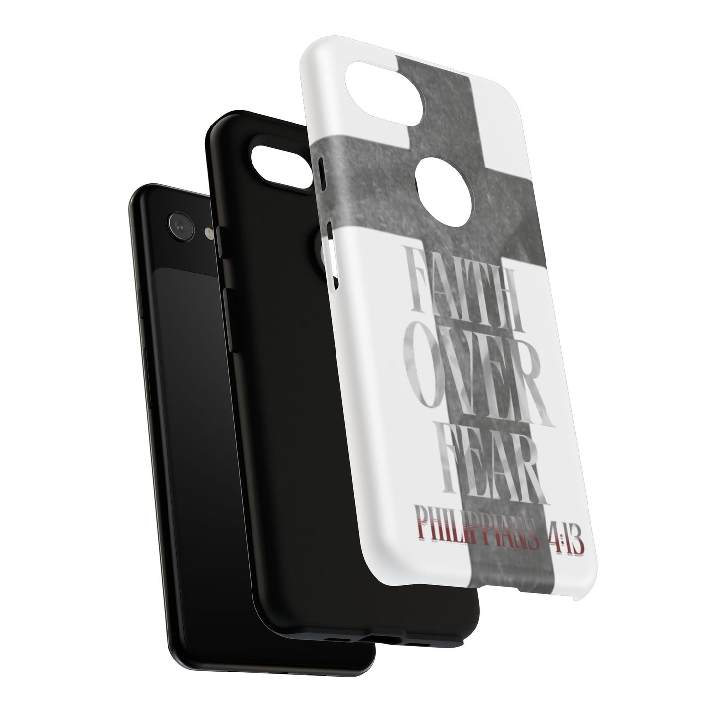 Phone Case - Faith Over Fear - White