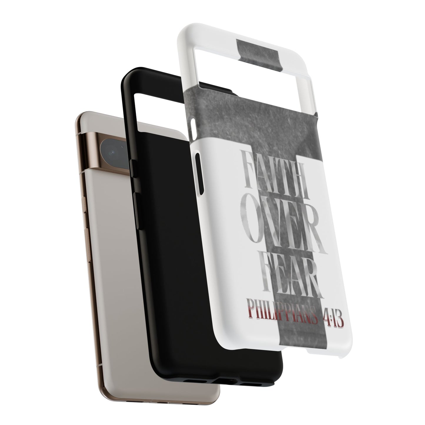 Phone Case - Faith Over Fear - White