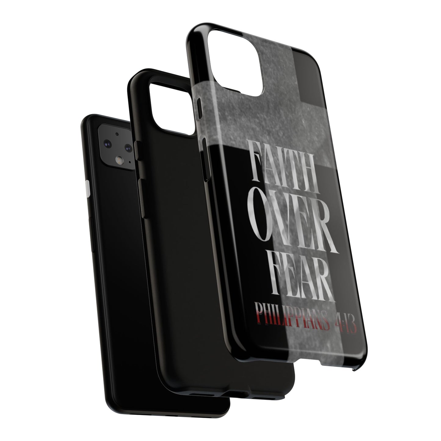 Phone Case - Faith Over Fear - Black