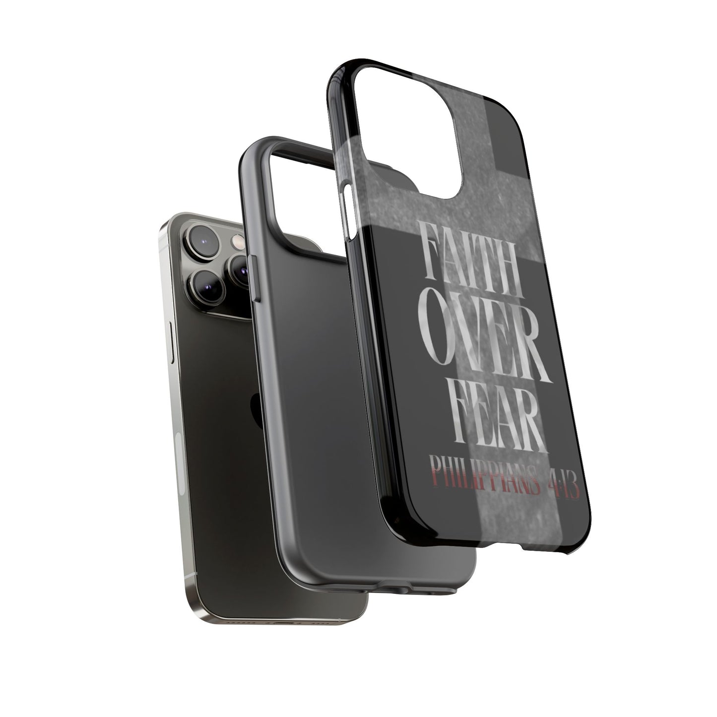 Phone Case - Faith Over Fear - Black