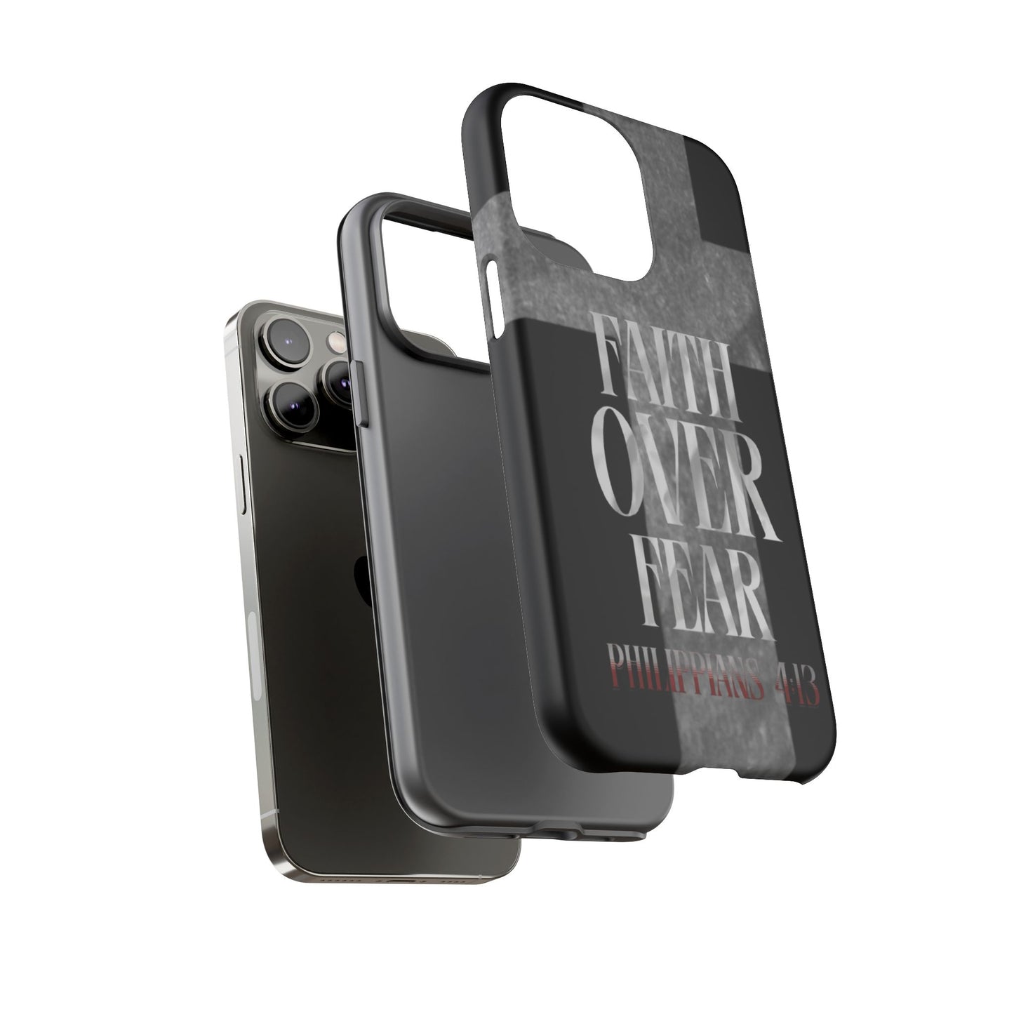 Phone Case - Faith Over Fear - Black