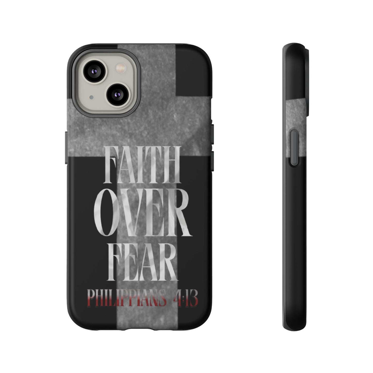 Phone Case - Faith Over Fear - Black