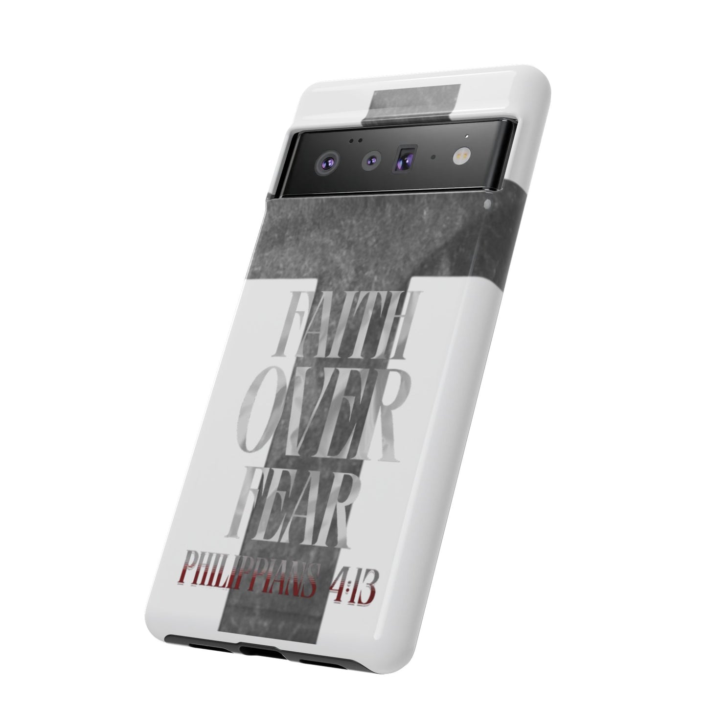 Phone Case - Faith Over Fear - White