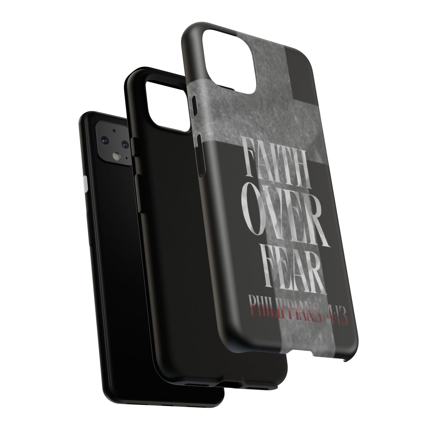 Phone Case - Faith Over Fear - Black