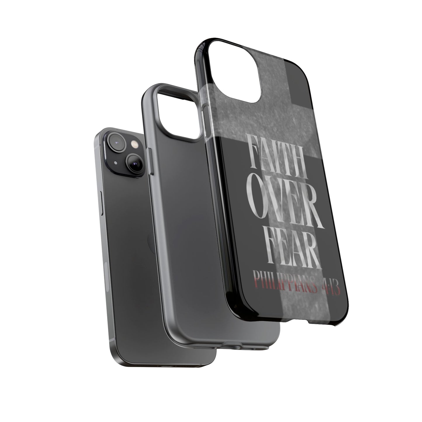 Phone Case - Faith Over Fear - Black
