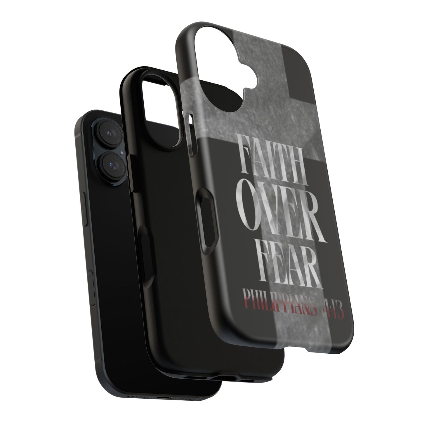 Phone Case - Faith Over Fear - Black