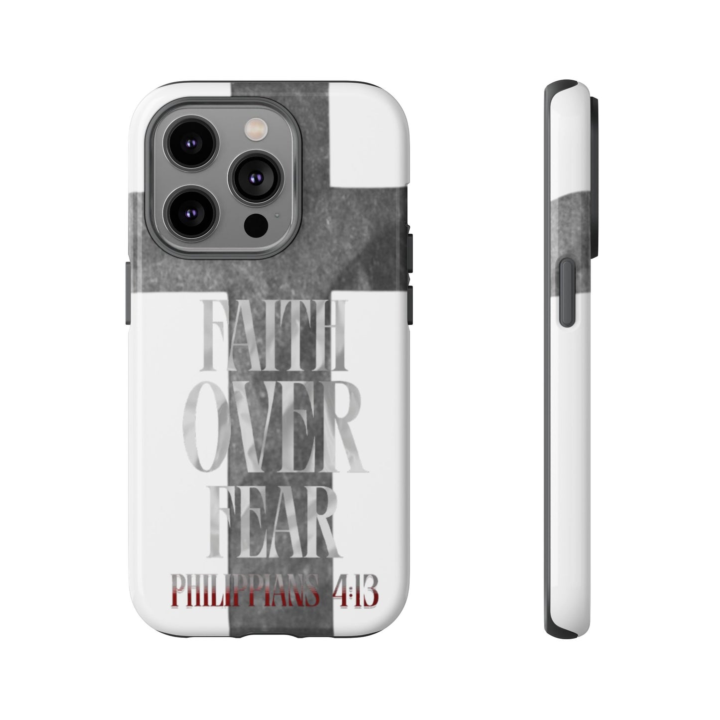 Phone Case - Faith Over Fear - White