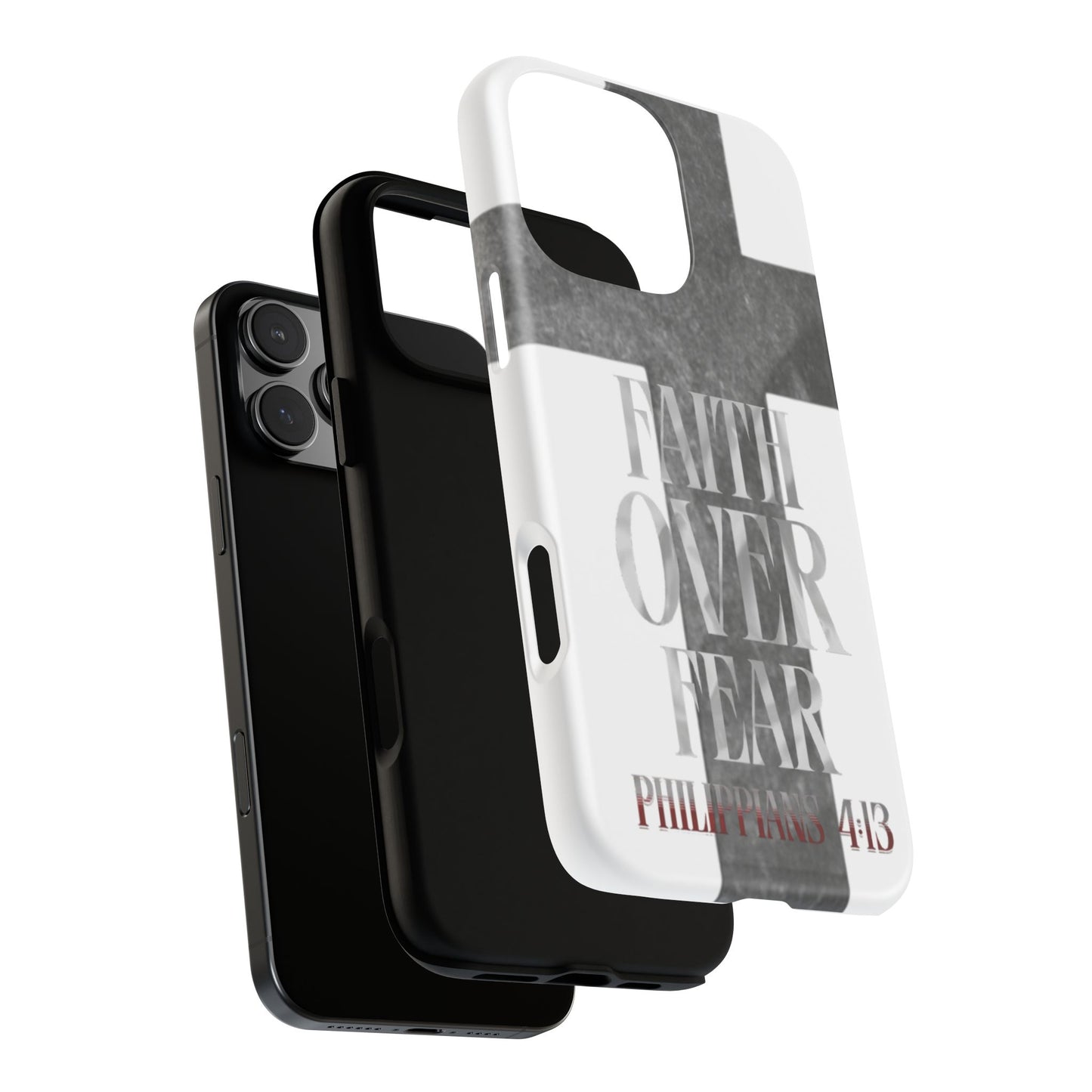 Phone Case - Faith Over Fear - White