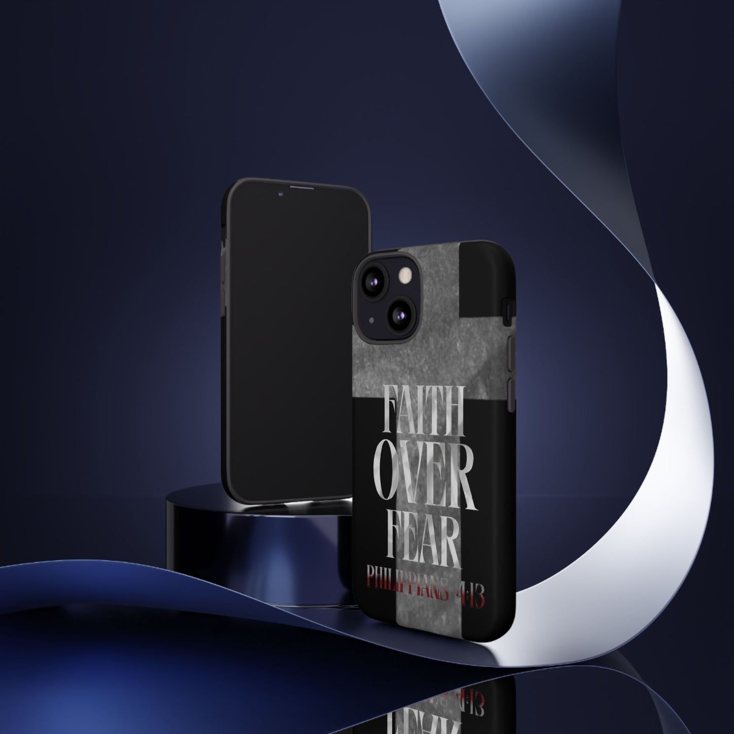 Phone Case - Faith Over Fear - Black