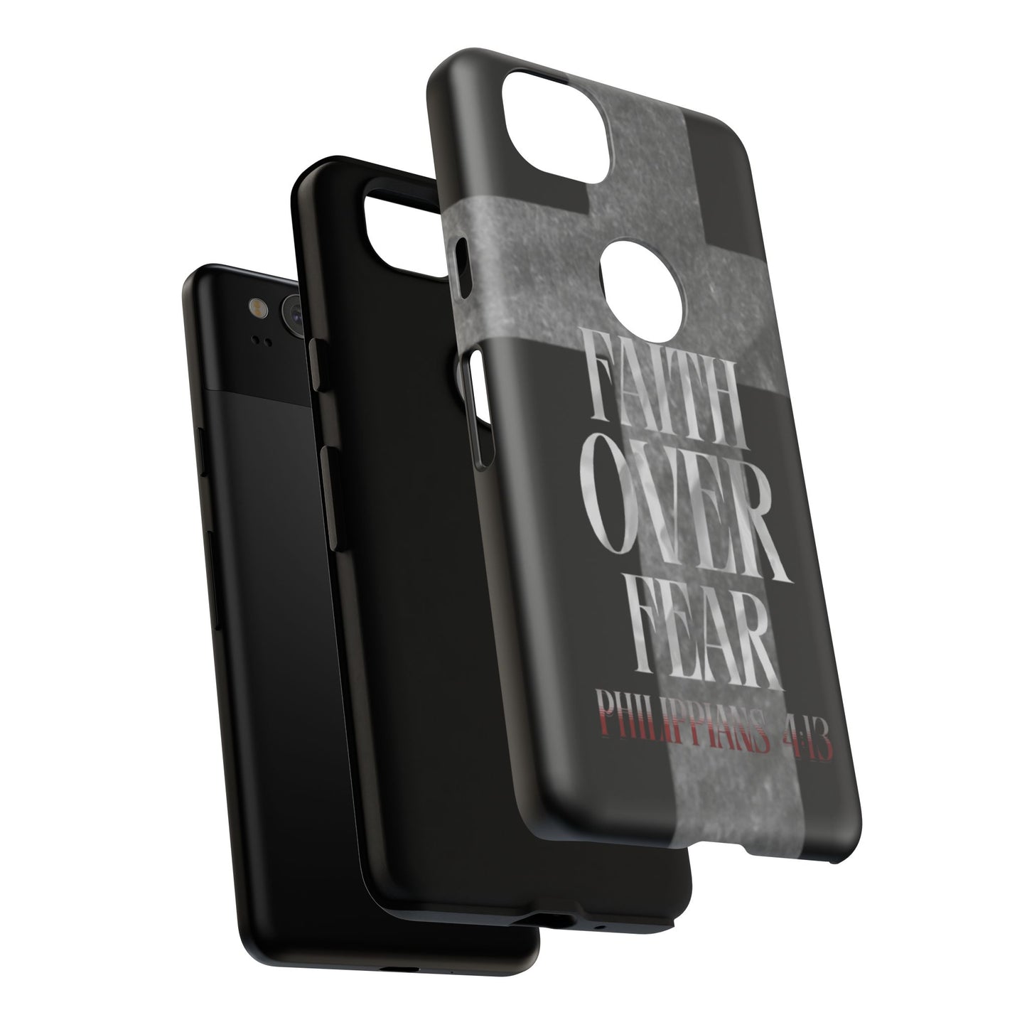 Phone Case - Faith Over Fear - Black