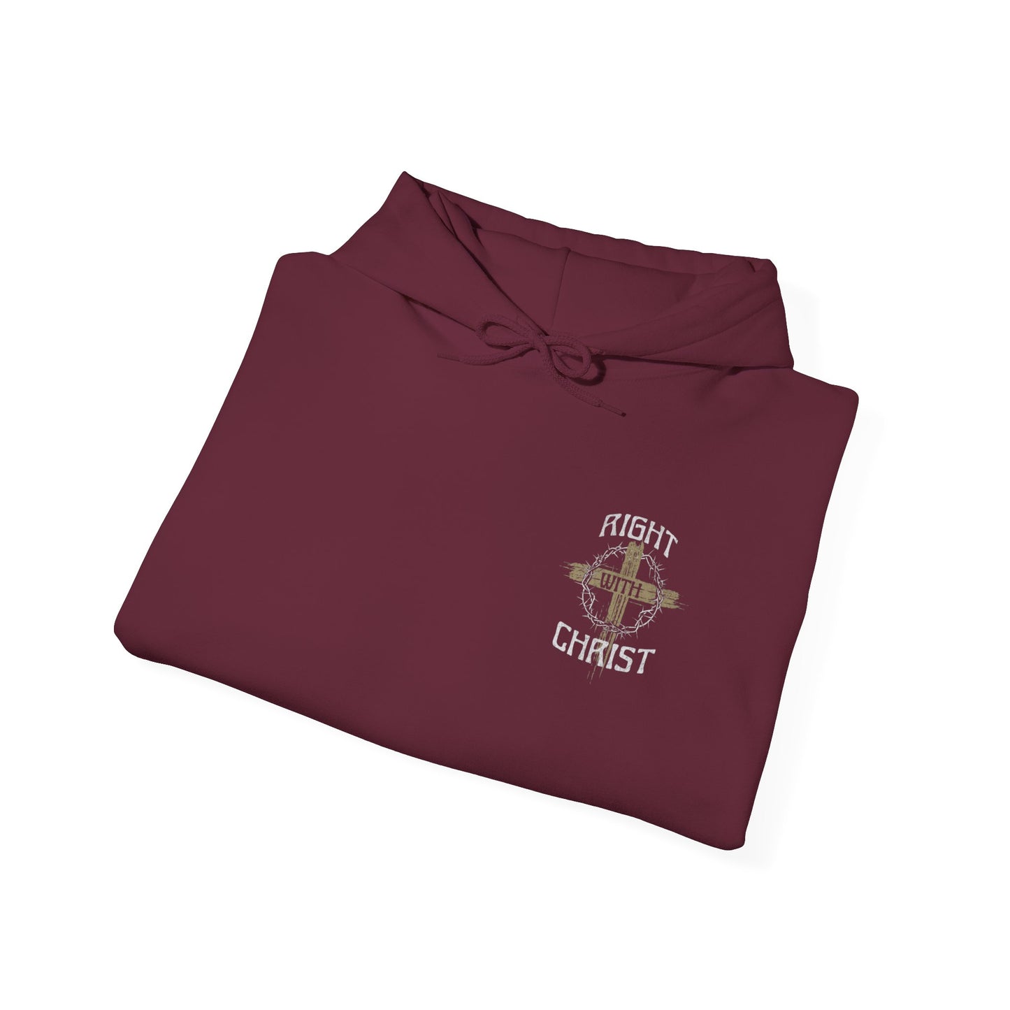 Christian Unisex Hoodie - Right with Christ Design