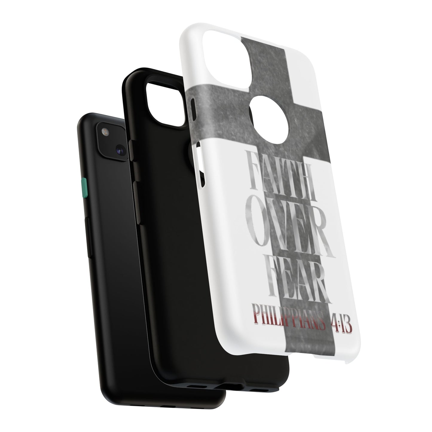 Phone Case - Faith Over Fear - White