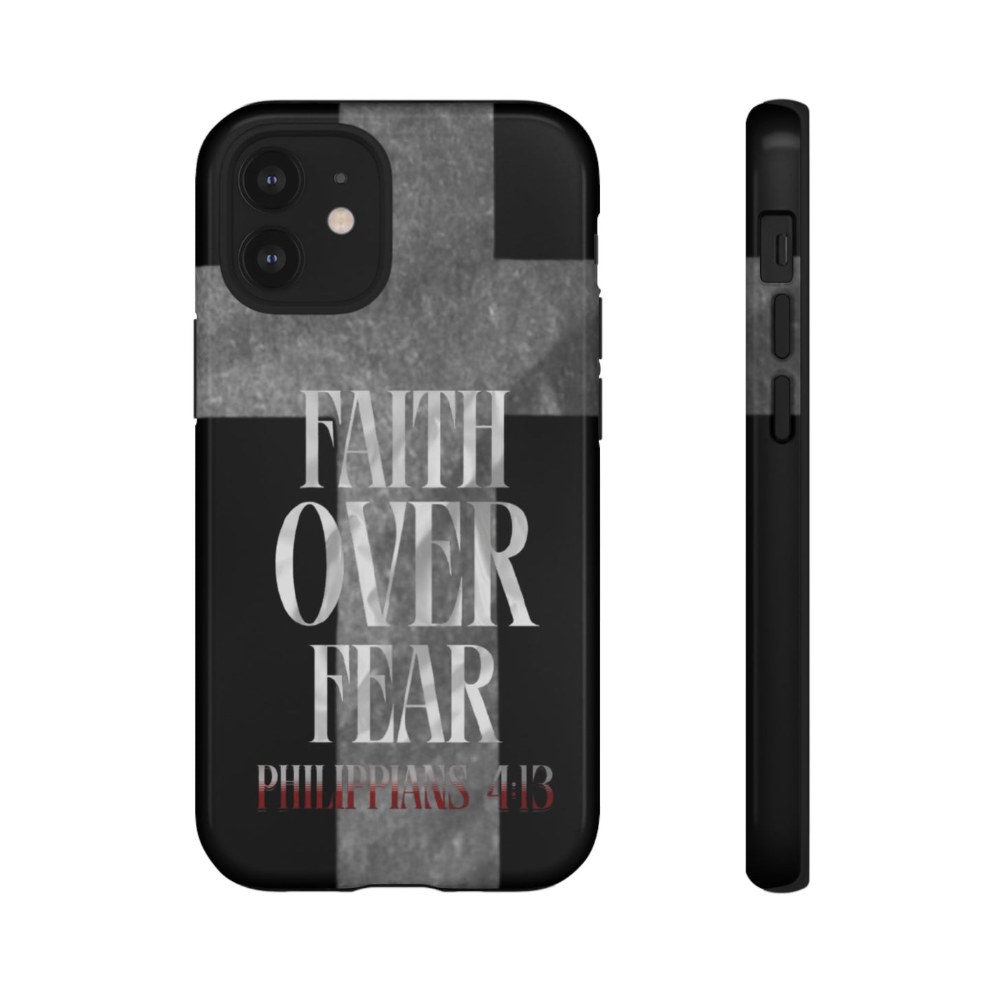 Phone Case - Faith Over Fear - Black