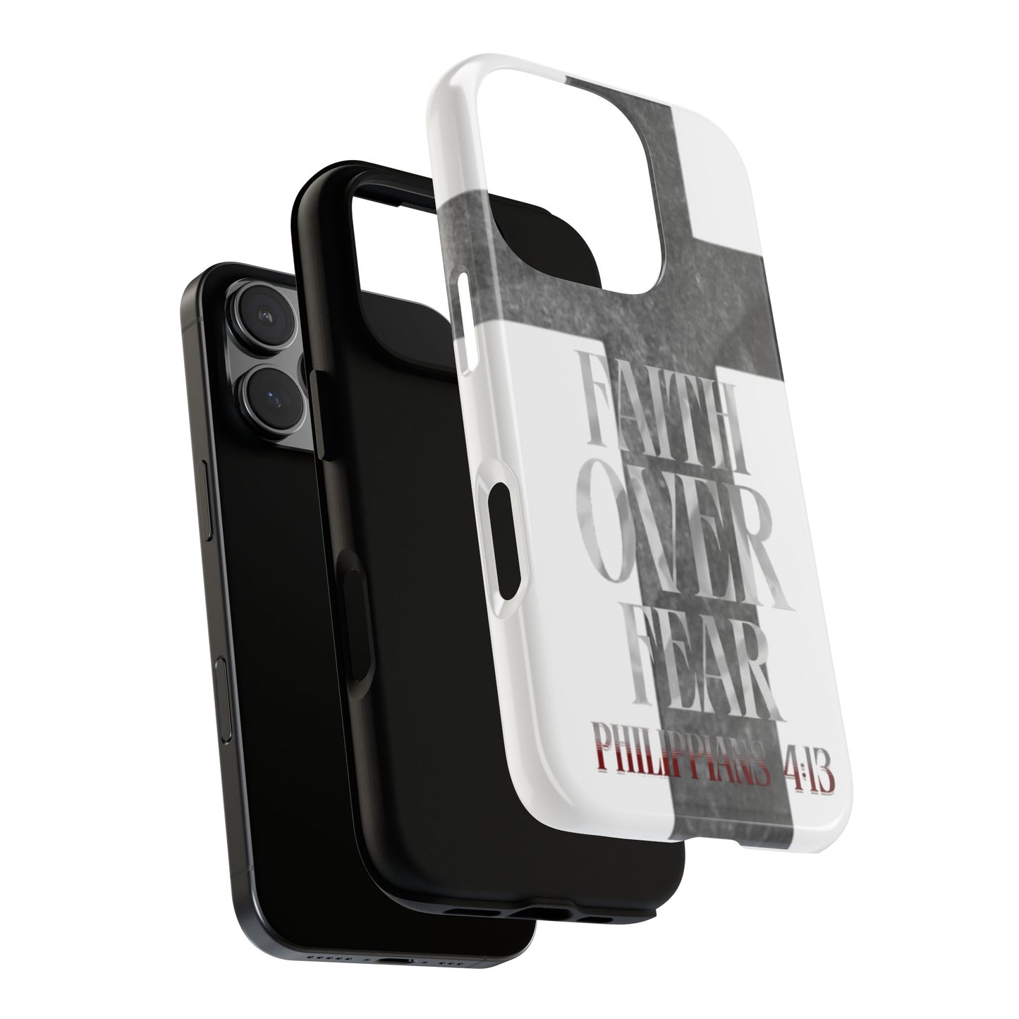 Phone Case - Faith Over Fear - White