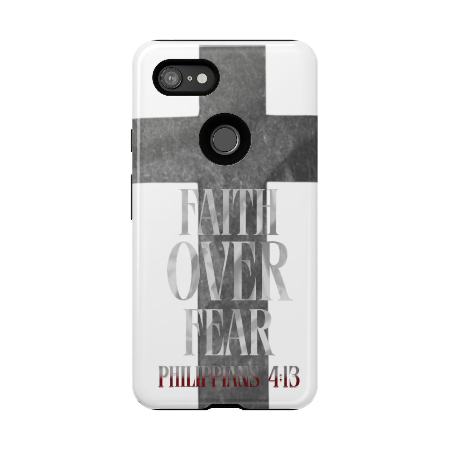 Phone Case - Faith Over Fear - White