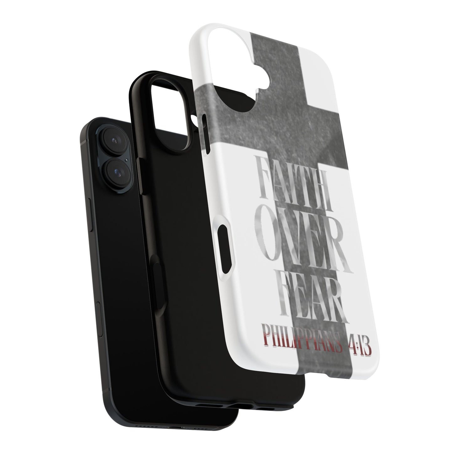 Phone Case - Faith Over Fear - White