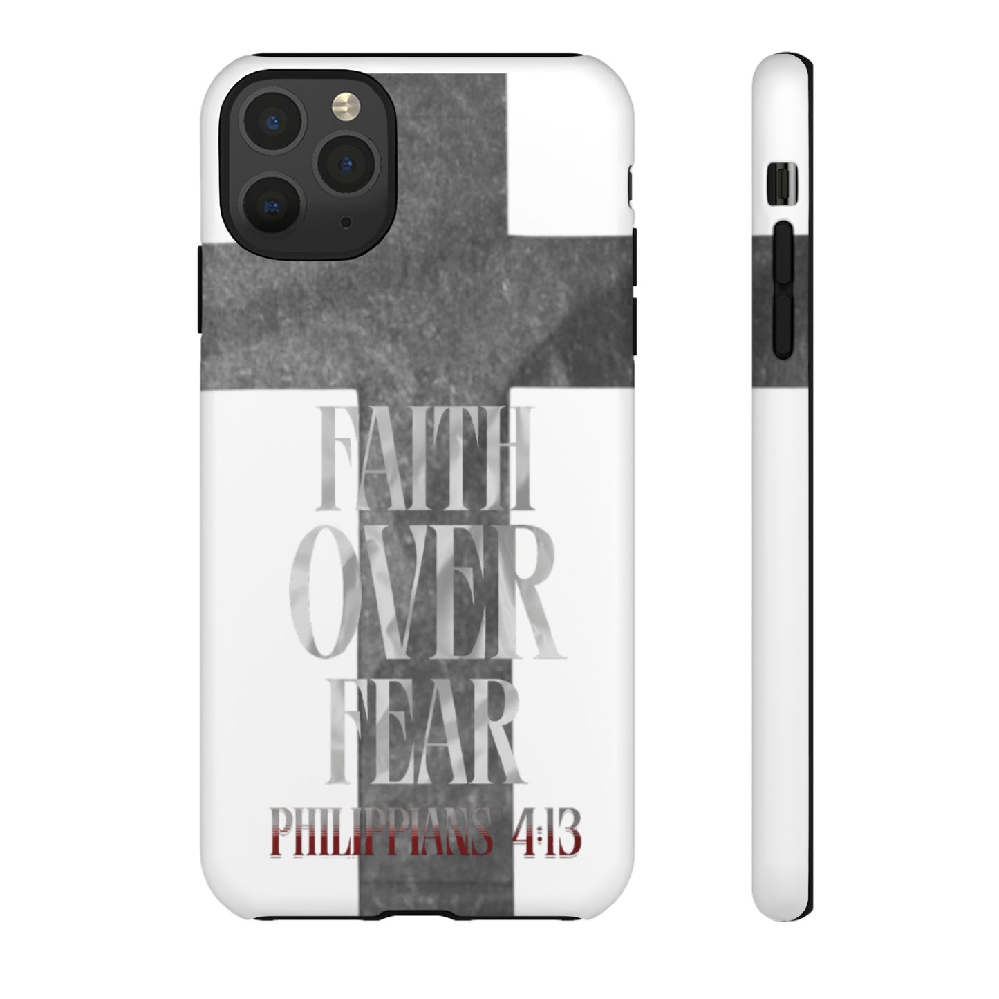 Phone Case - Faith Over Fear - White