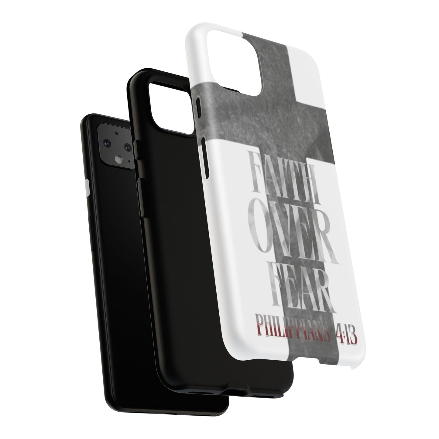 Phone Case - Faith Over Fear - White