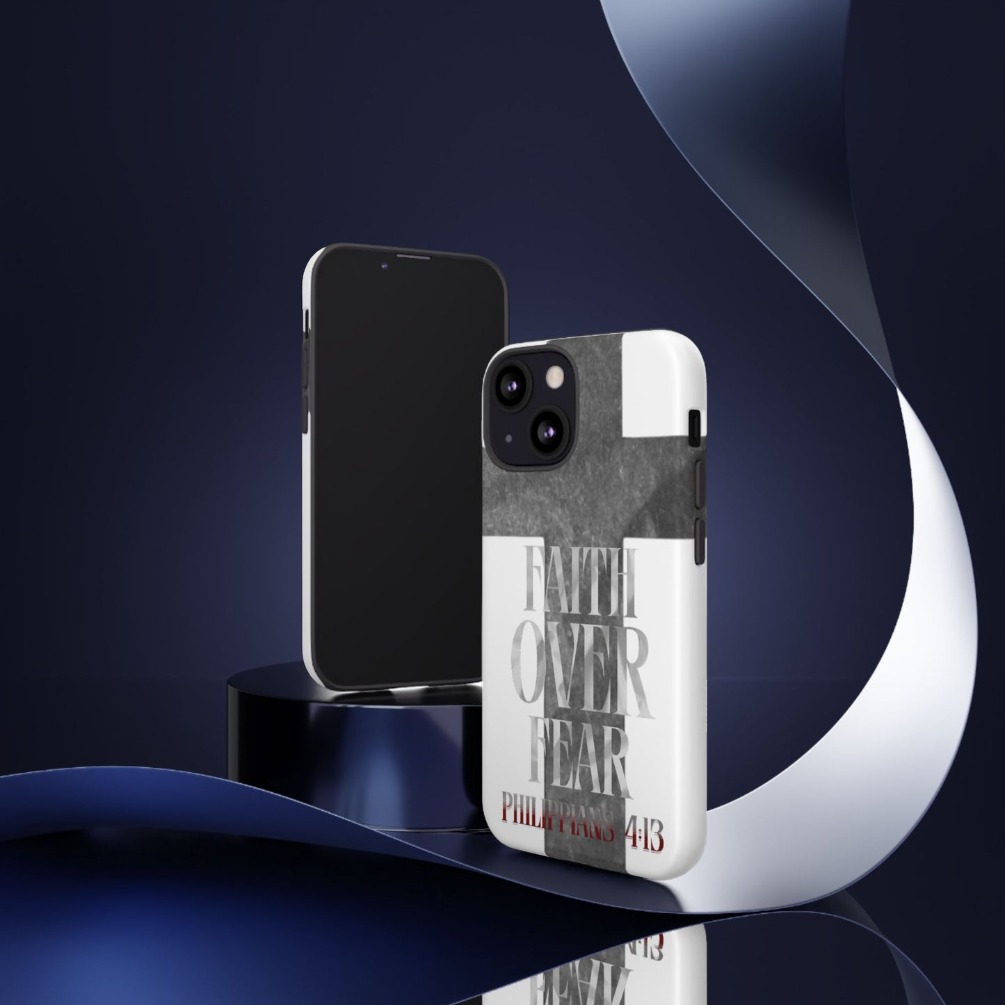 Phone Case - Faith Over Fear - White