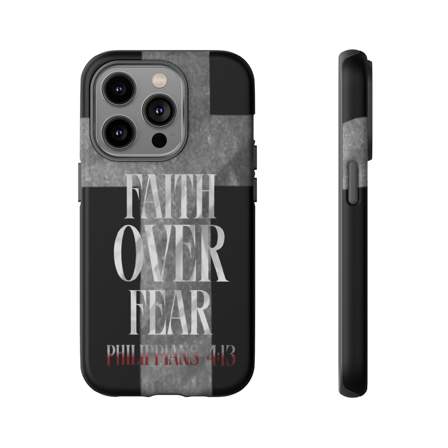 Phone Case - Faith Over Fear - Black