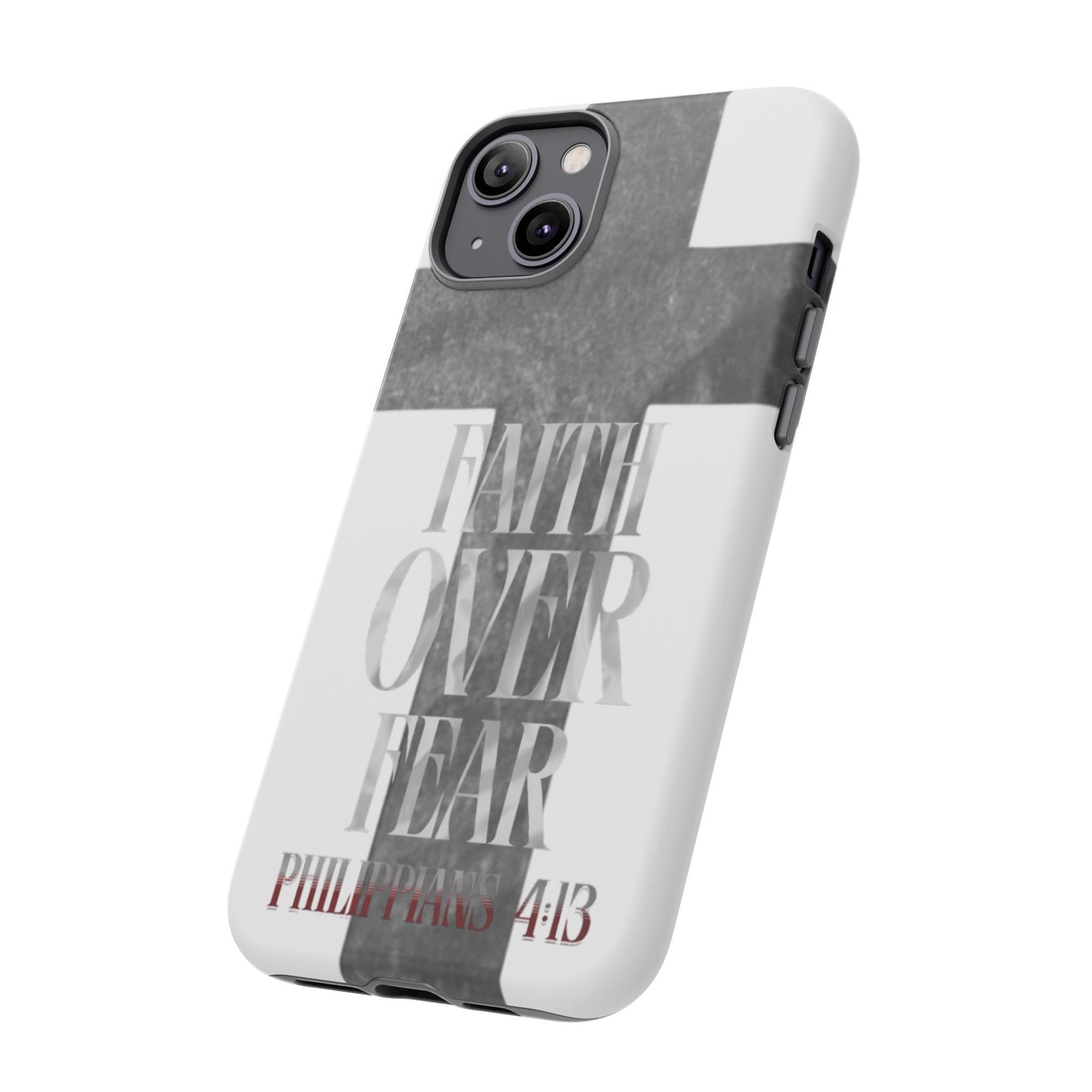 Phone Case - Faith Over Fear - White
