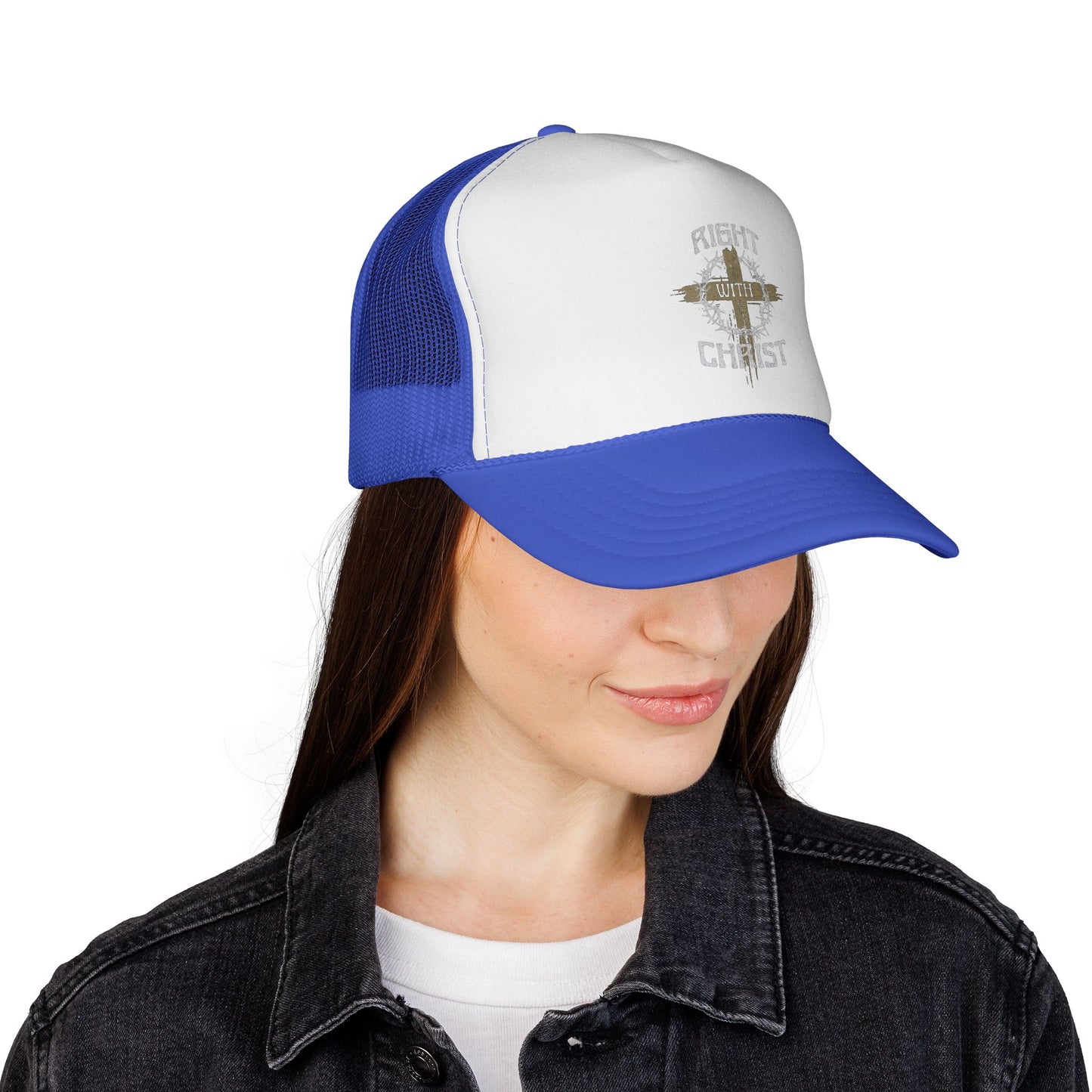 Right with Christ trucker cap