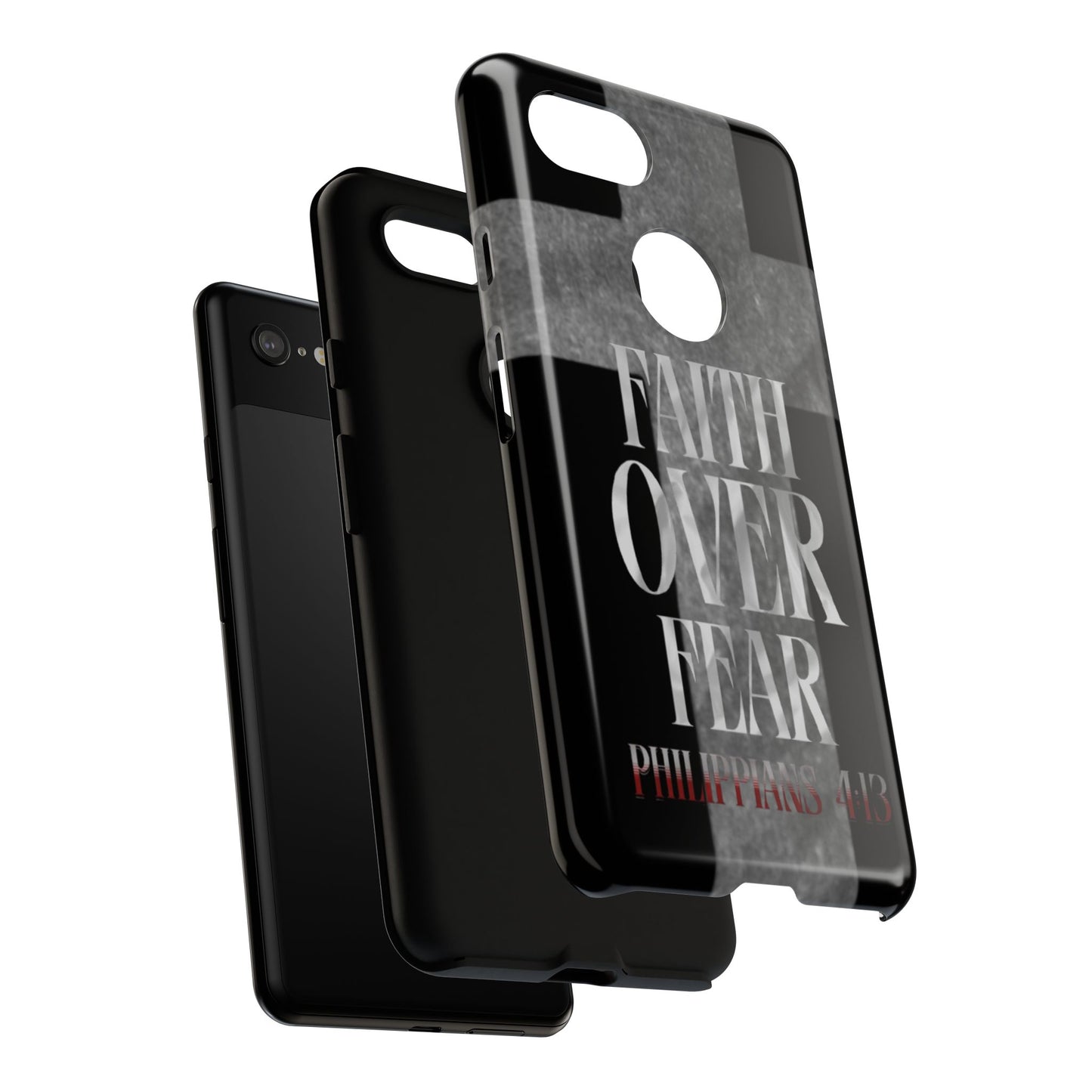 Phone Case - Faith Over Fear - Black