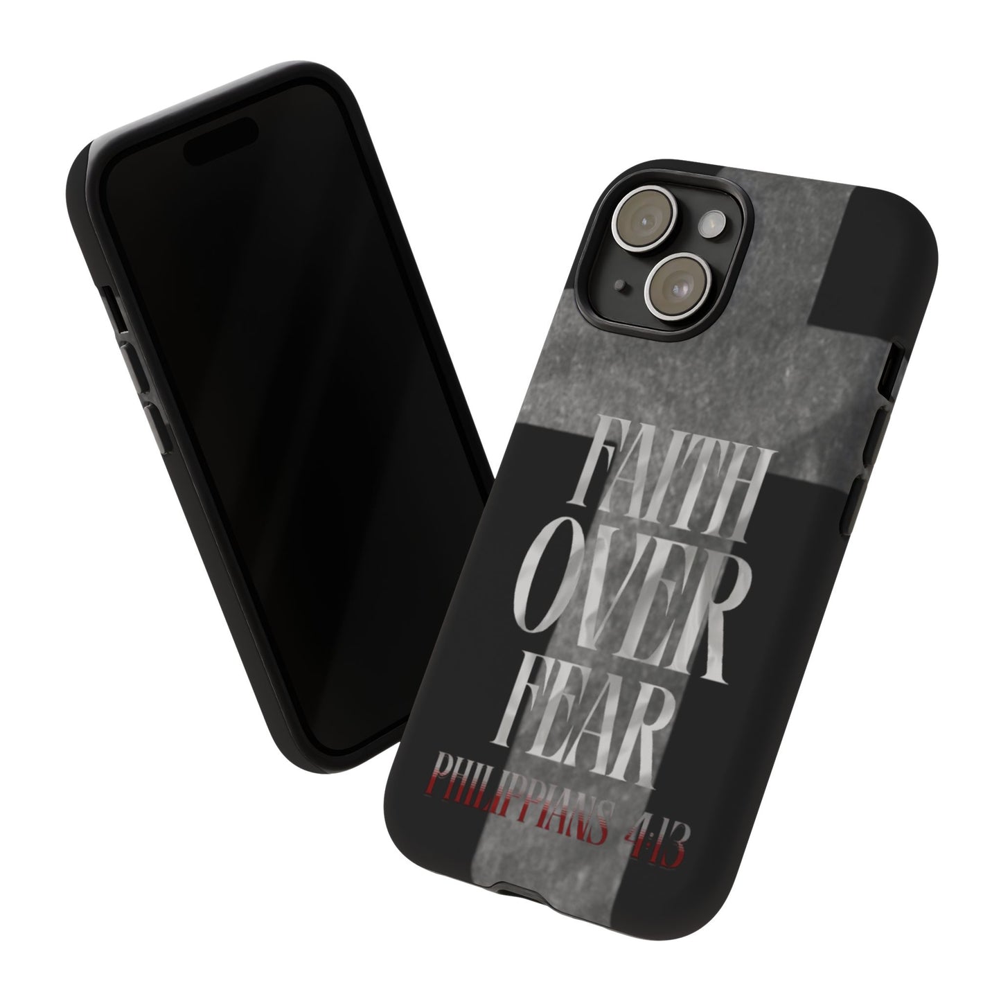 Phone Case - Faith Over Fear - Black