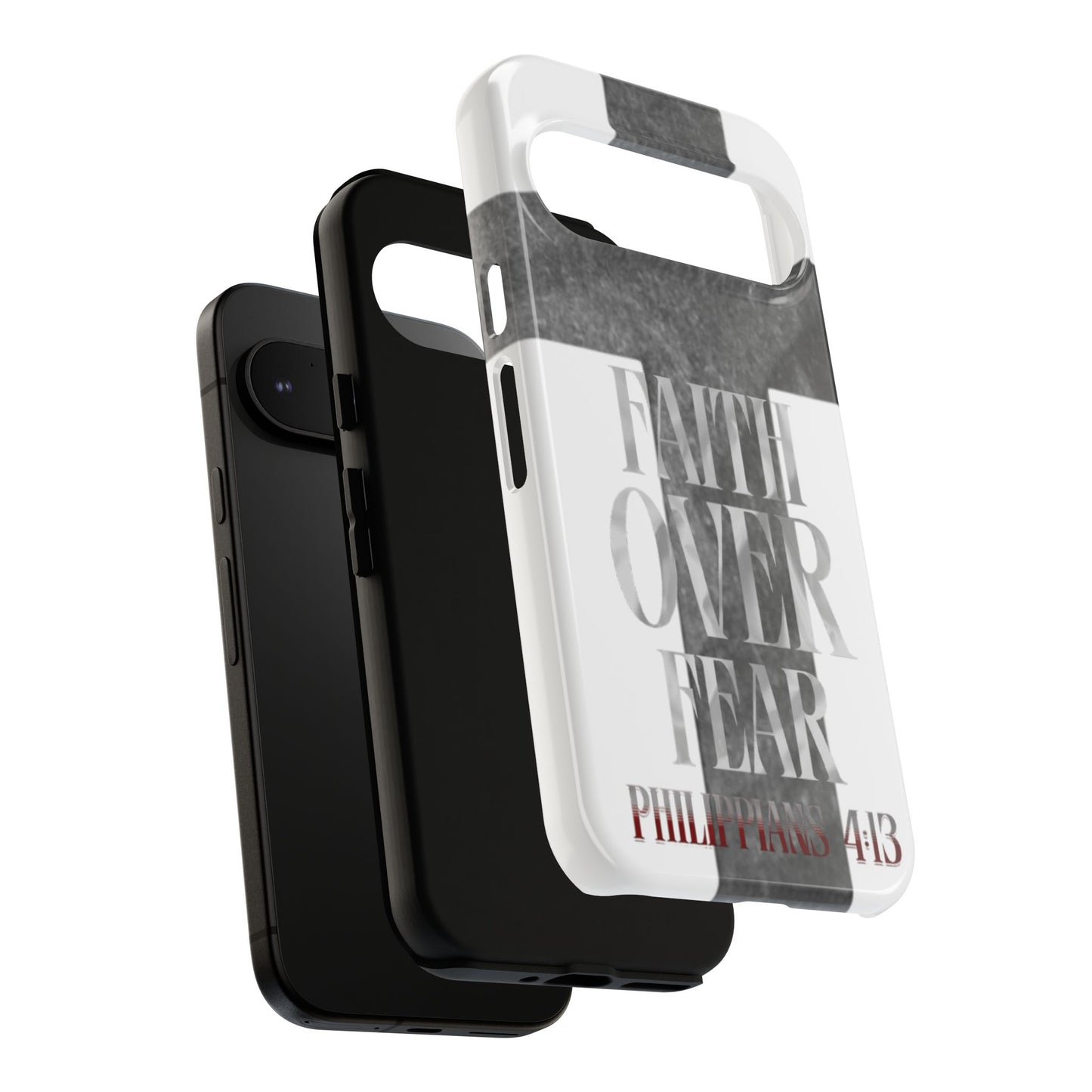 Phone Case - Faith Over Fear - White