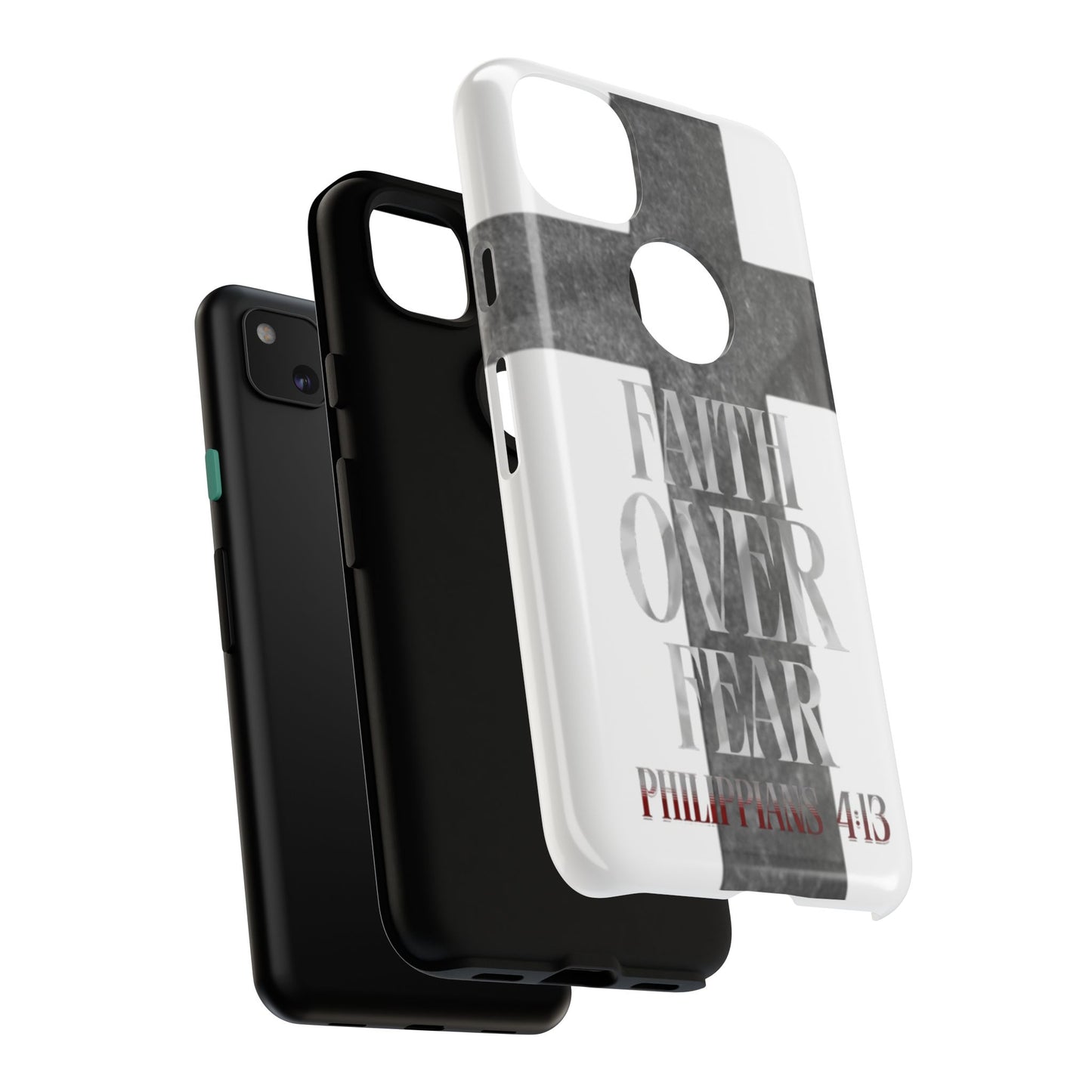 Phone Case - Faith Over Fear - White