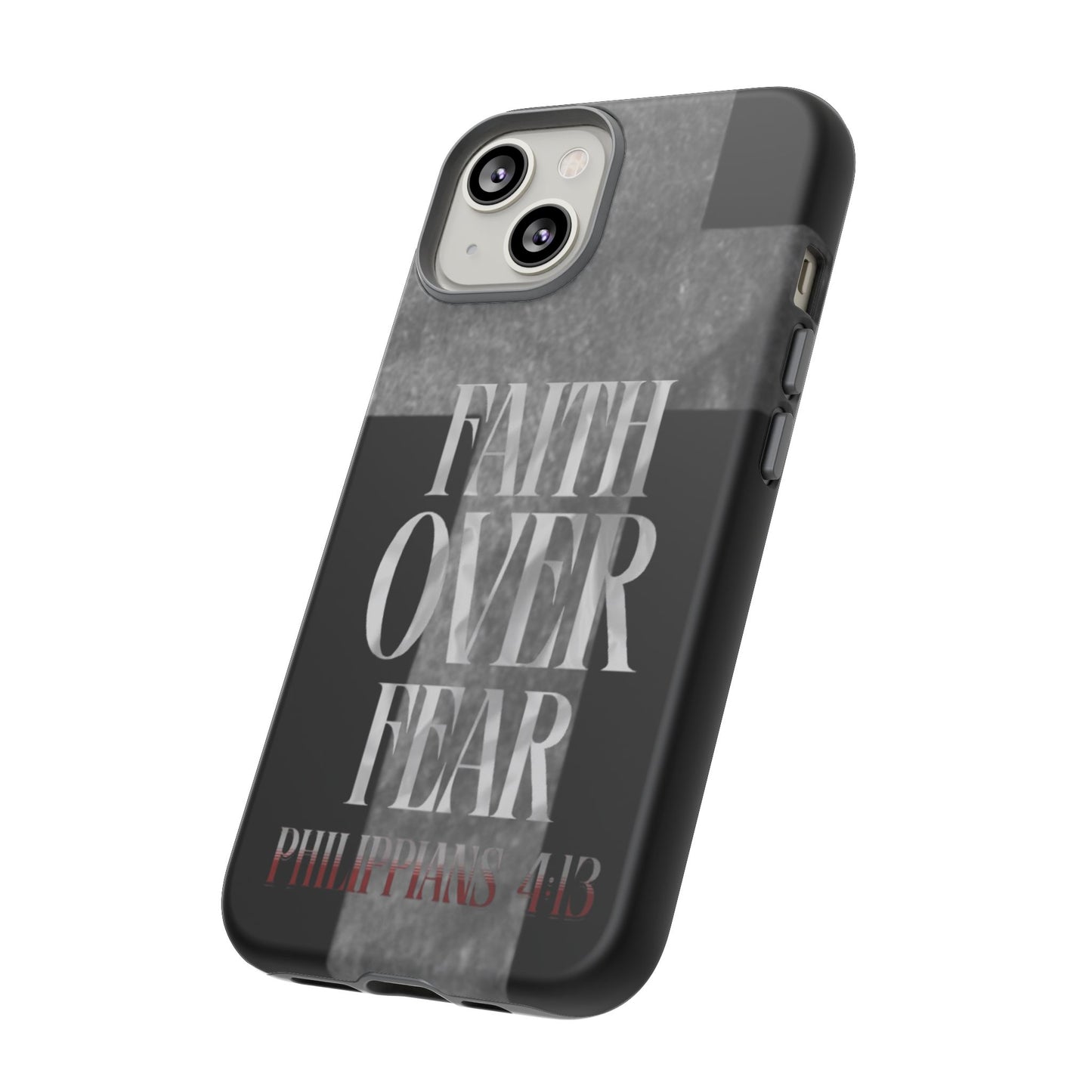 Phone Case - Faith Over Fear - Black