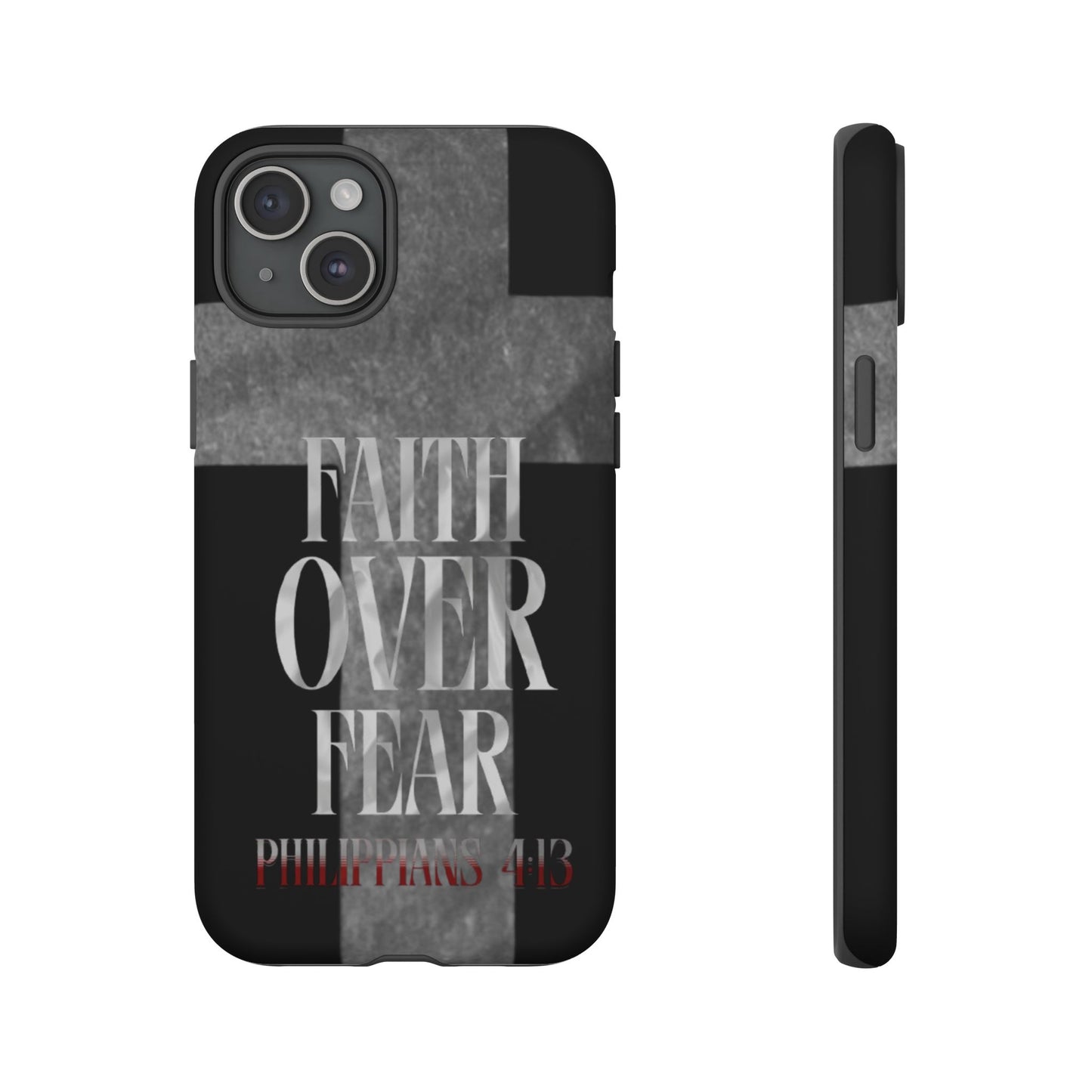 Phone Case - Faith Over Fear - Black