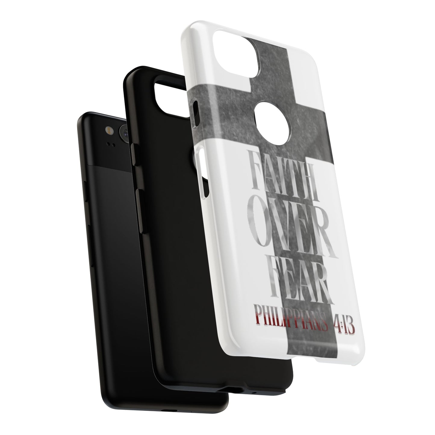 Phone Case - Faith Over Fear - White