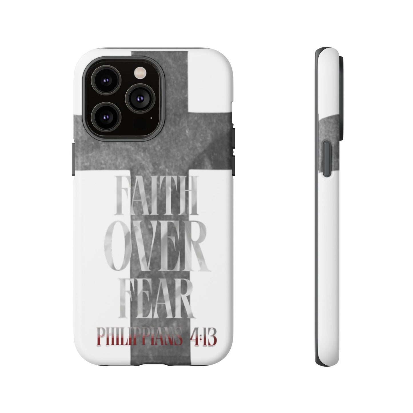 Phone Case - Faith Over Fear - White
