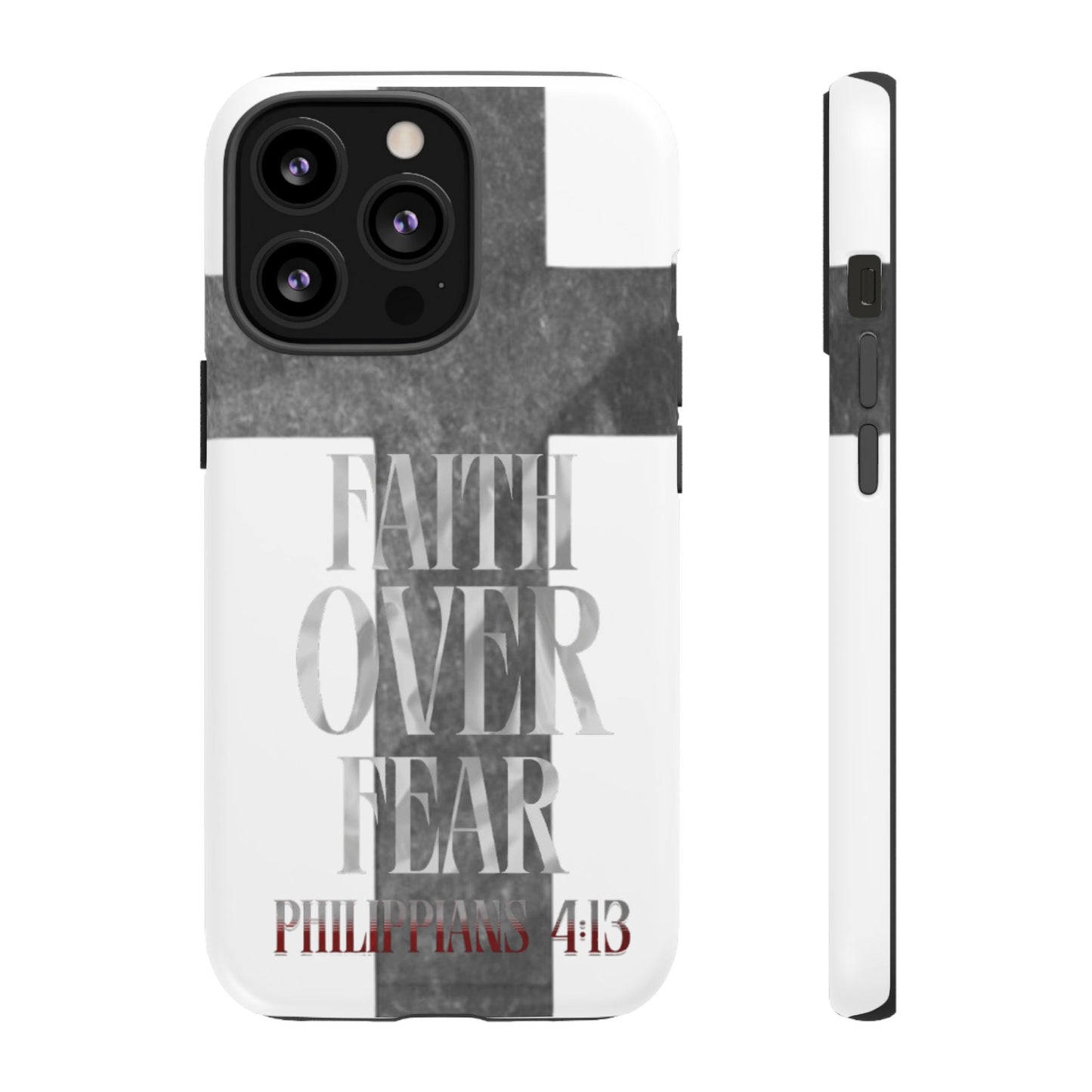 Phone Case - Faith Over Fear - White