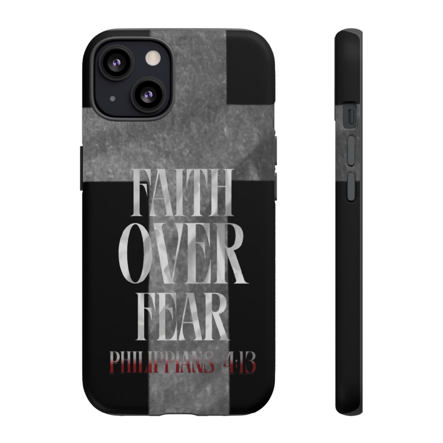 Phone Case - Faith Over Fear - Black