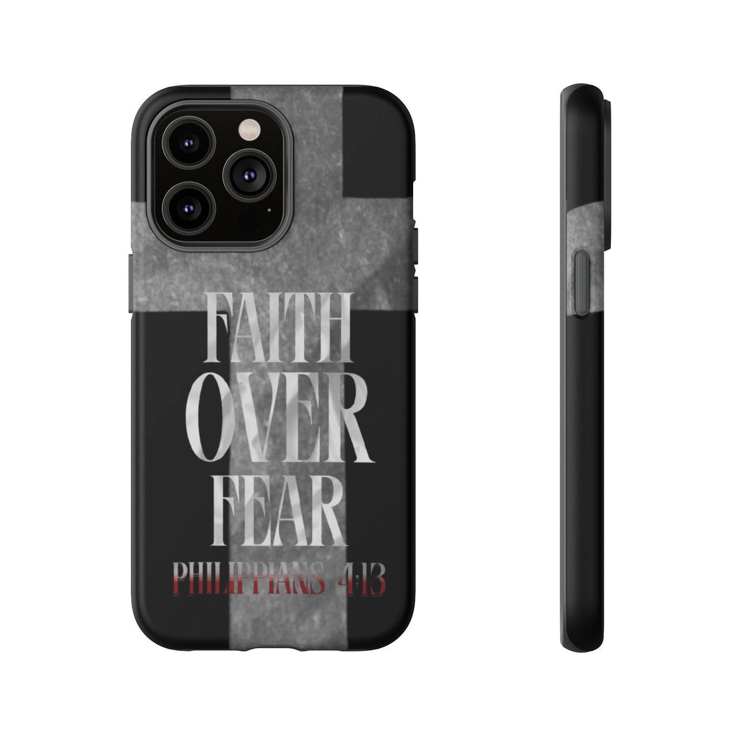 Phone Case - Faith Over Fear - Black
