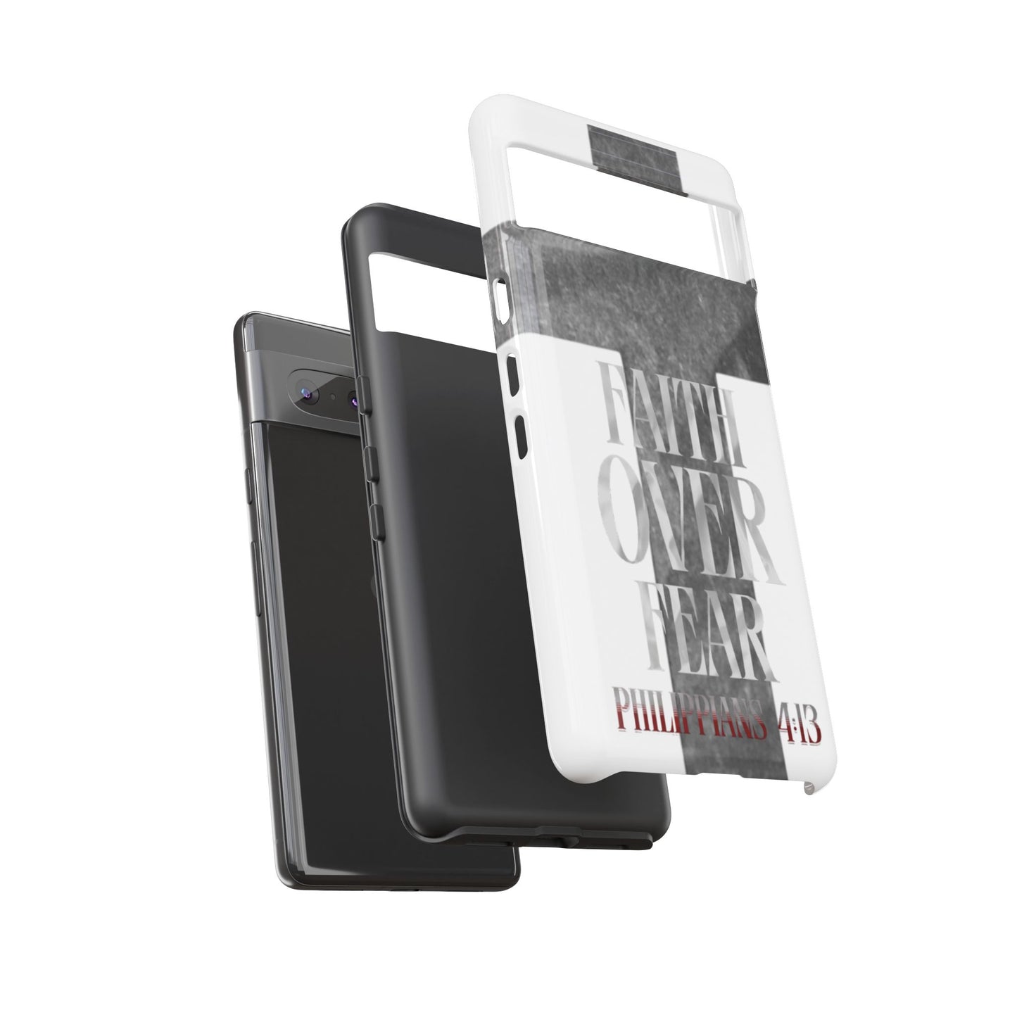 Phone Case - Faith Over Fear - White